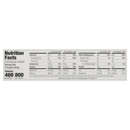 Bellatoria Ultra Thin Crust Roasted Mushroom 'N Spinach Pizza 11.81 oz