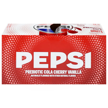 Pepsi Cherry Vanilla Prebiotic Cola 8 - 12 fl oz Cans