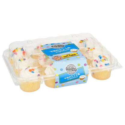 Two-Bite Vanilla Cupcakes 10 oz - NUT FREE