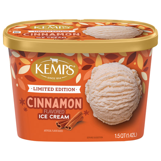 Kemps Cinnamon Flavored Ice Cream 1.5 qt