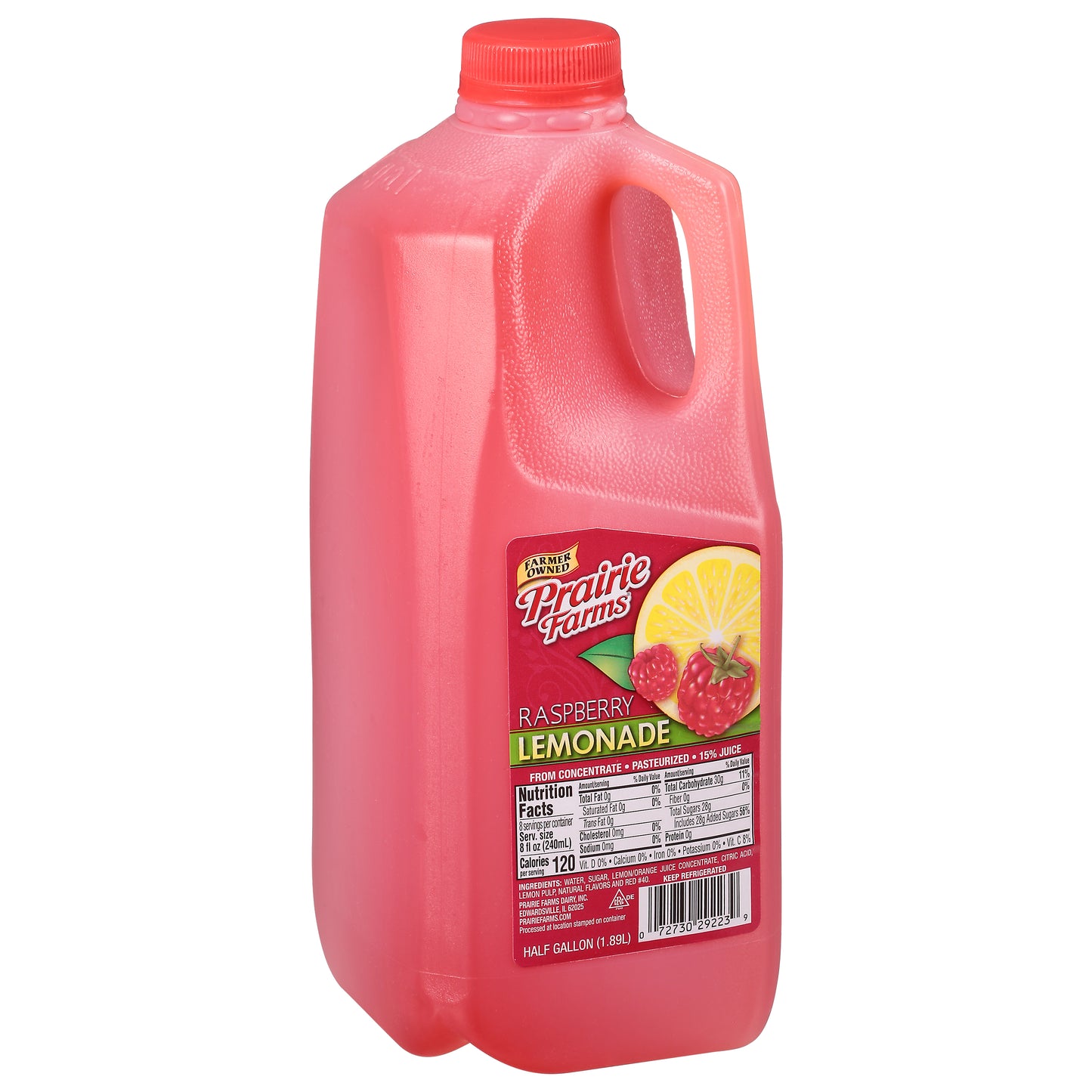 Prairie Farms Raspberry Lemonade 0.5 gl