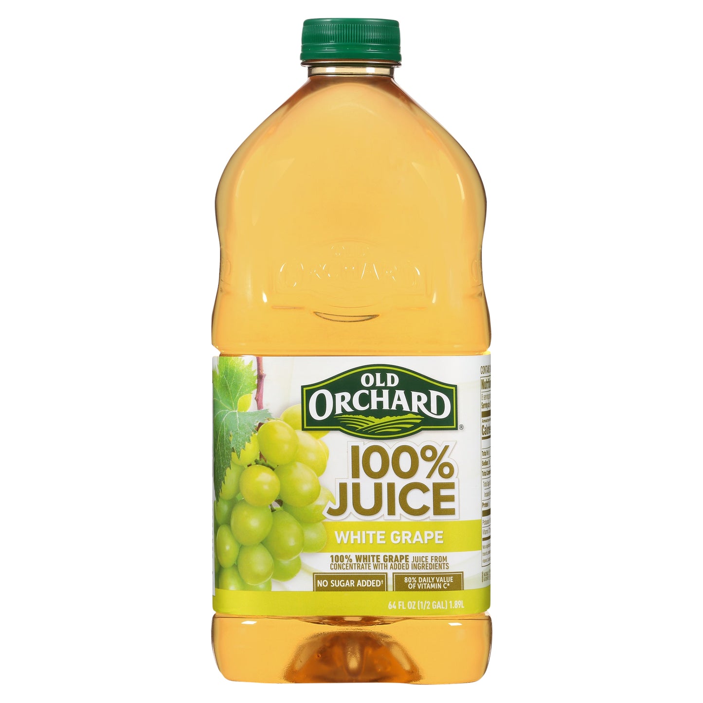 Old Orchard White Grape 100% Juice 64 fl. oz. Plastic Bottle