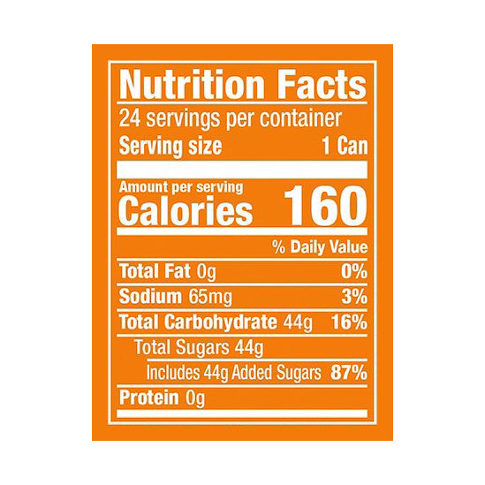 Sunkist Orange Soda, 12 fl oz cans, 24 pack