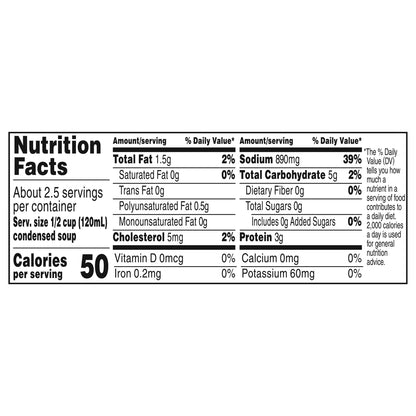 Campbell's Beefy Mushroom Condensed Soup 10.5 oz