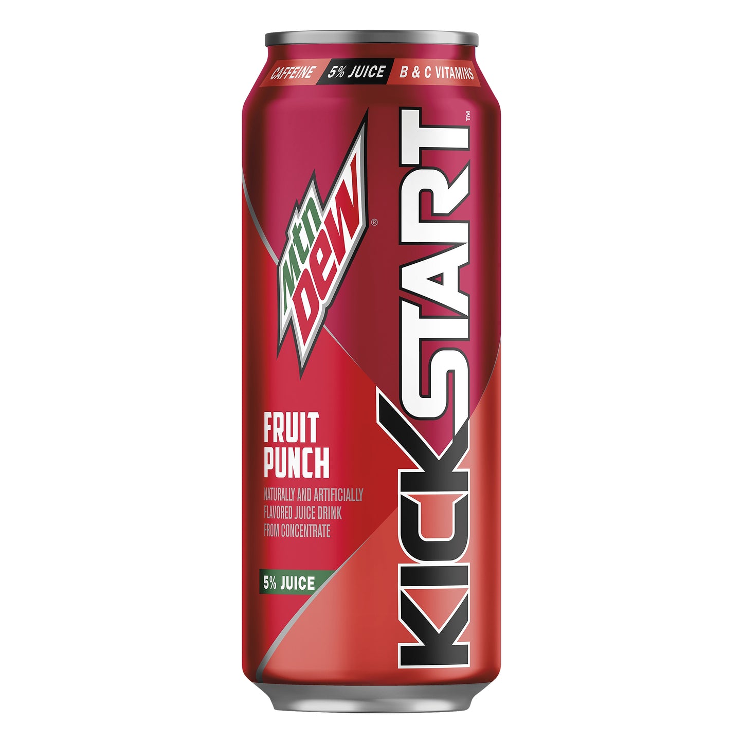 Mountain Dew KickStart Energizing Fruit Punch Flavored Juice Drink 1 ea