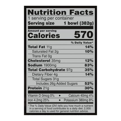 Banquet Mega Bowls Frozen Meal, Sesame Chicken Lo Mein, 13.5 oz.