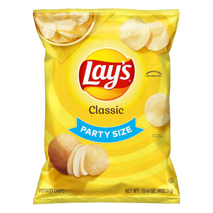 Lay's Party Size Classic Potato Chips 15.25 oz