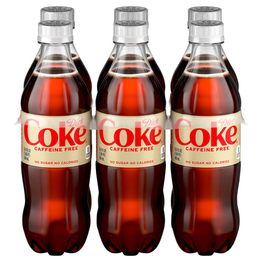 Diet Coke Caffeine-Free Bottles, 16.9 fl oz, 6 Pack