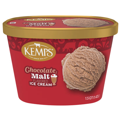 Kemps Chocolate Malt Ice Cream 1.5 Quart