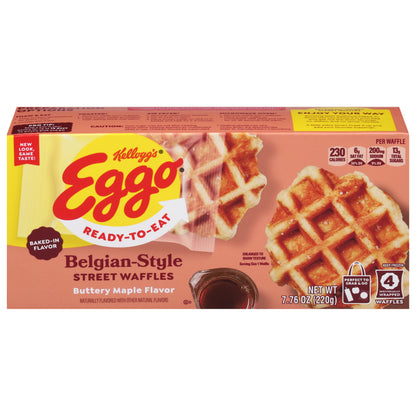 Kellogg's® Eggo® Buttery Maple Frozen Grab & Go Waffles