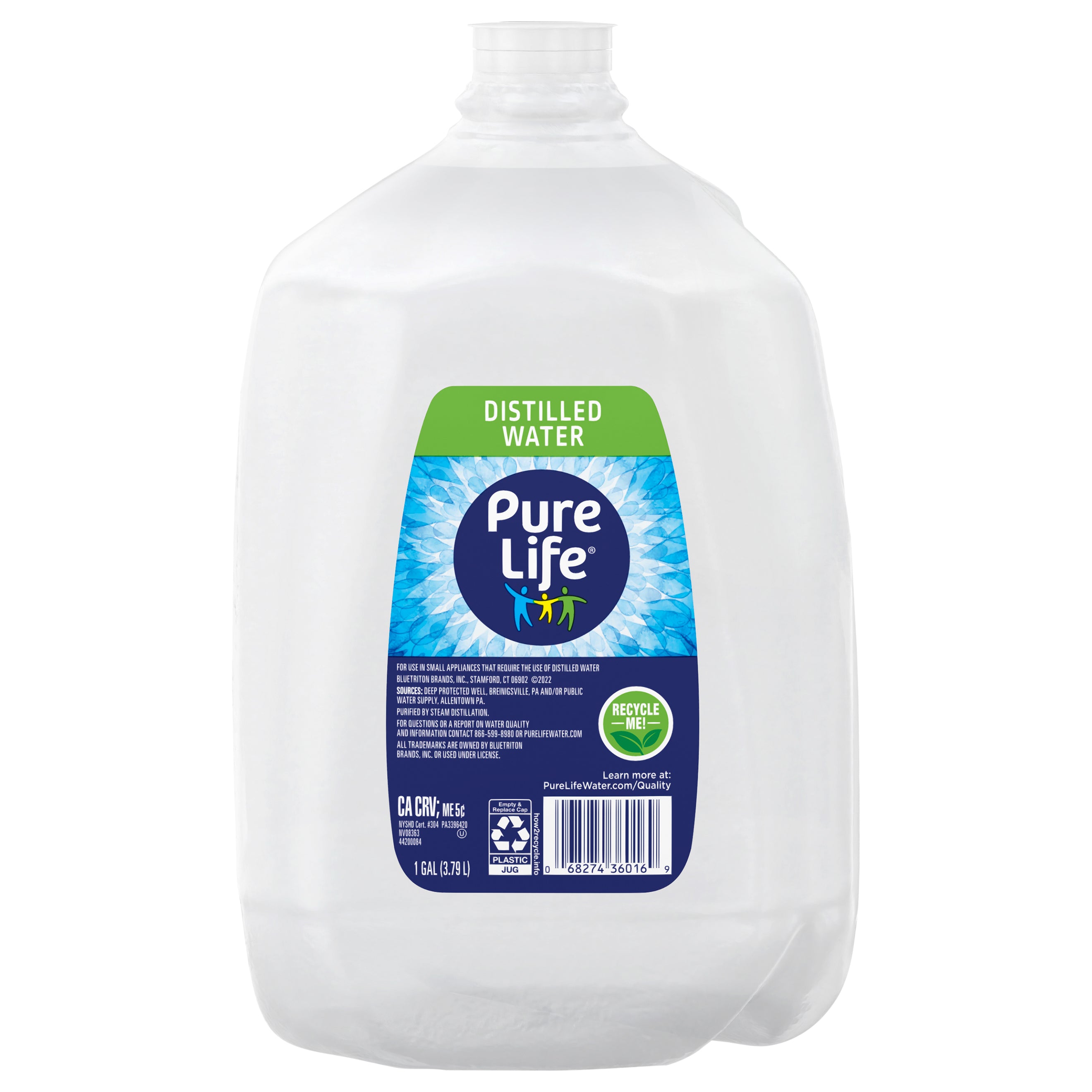 Pure Life Distilled Side Handle 1 Gallon – Westfield Supervalu