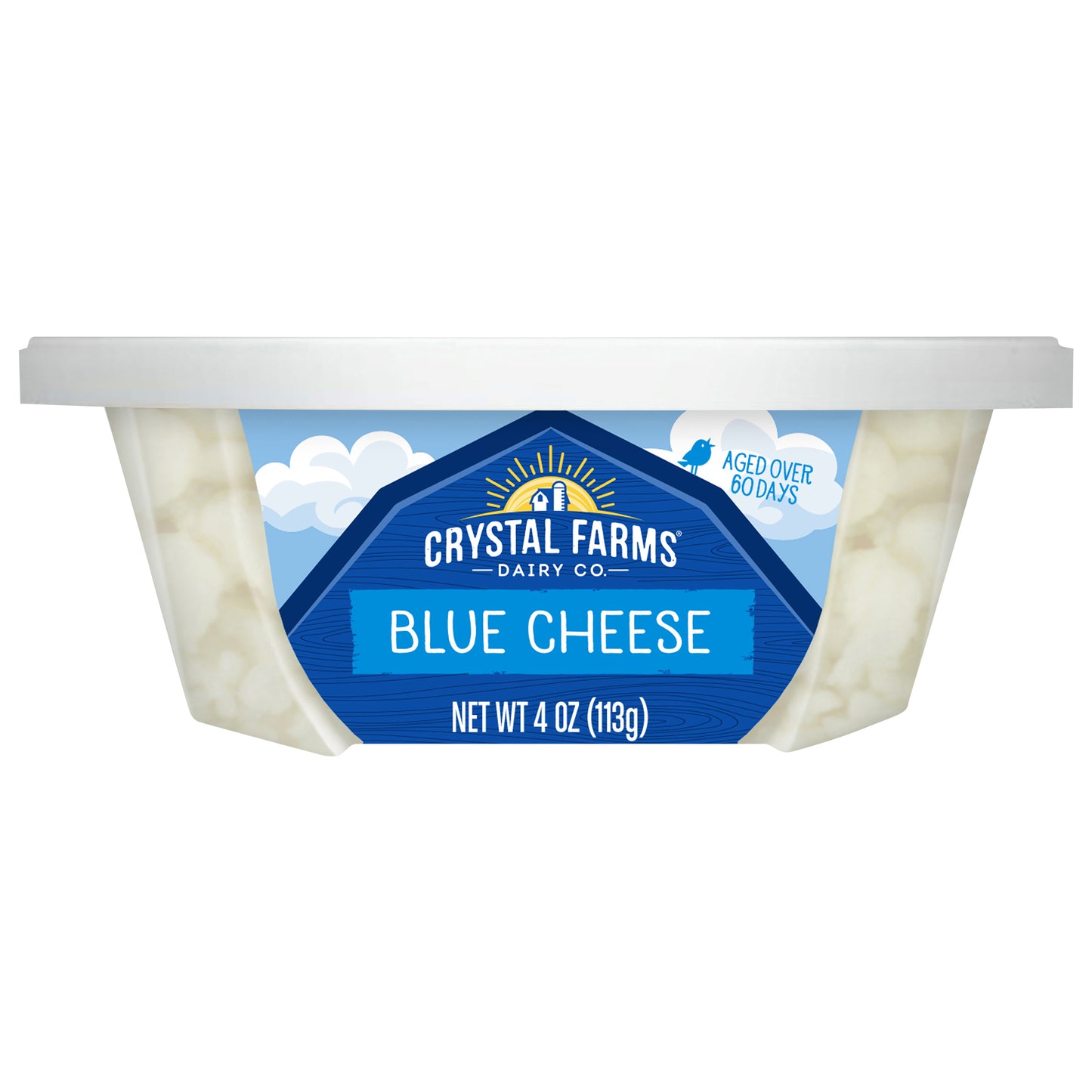 Crystal Farms Crumbled Blue Cheese Cup, 4 oz