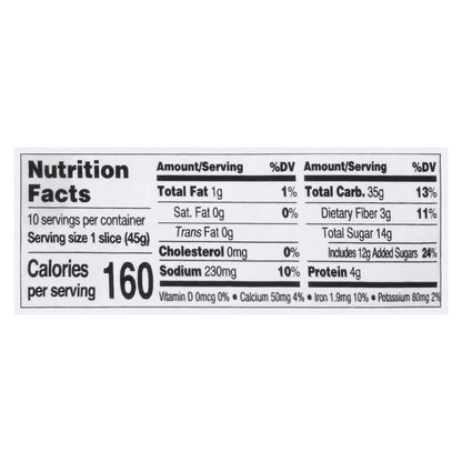Sabrina's Apple Cinnamon Bread 16 oz