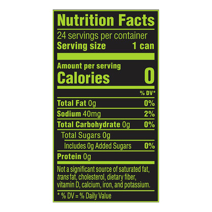 Mtn Dew Zero Sugar DEW Soda Citrus 12 Fl Oz 24 Count