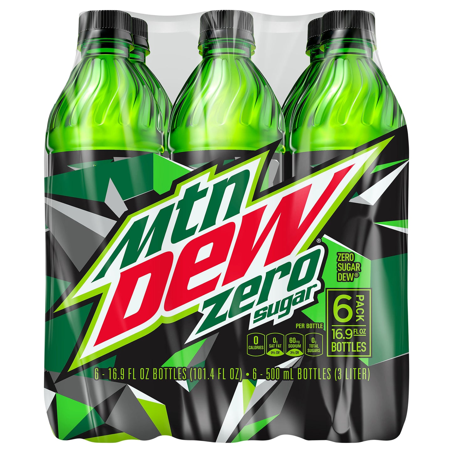 Mountain Dew®  Zero Sugar Diet Soda Pop Soft Drink