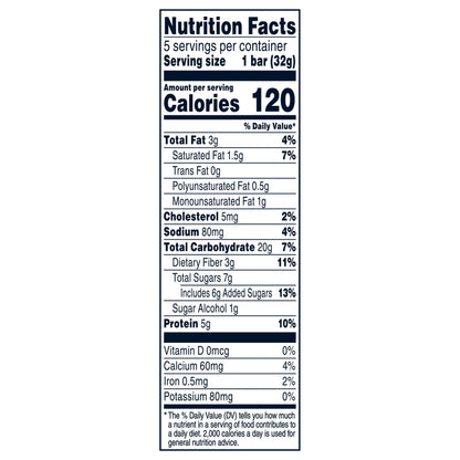 Quaker Chewy Protein Granola Bars Maple & Brown Sugar, 1.12 Oz X 5
