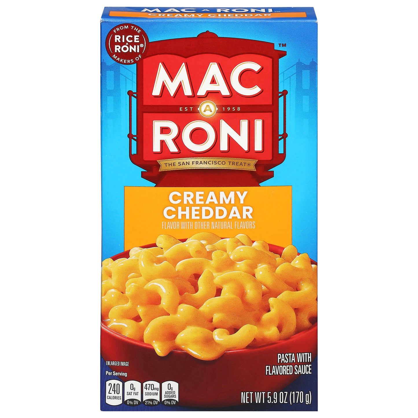 Mac-A-Roni Creamy Cheddar Pasta 5.9 oz
