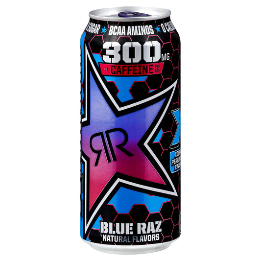 Rockstar Energy Drink 16 oz - Blue Raspberry