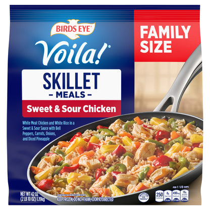 Birds Eye Voila! Sweet & Sour Chicken Frozen Meal, 42 oz. Family Size Bag