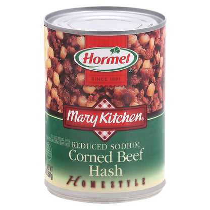 Hormel Mary Kitchen Reduced Sodium Homestyle Corned Beef Hash 14 oz Can