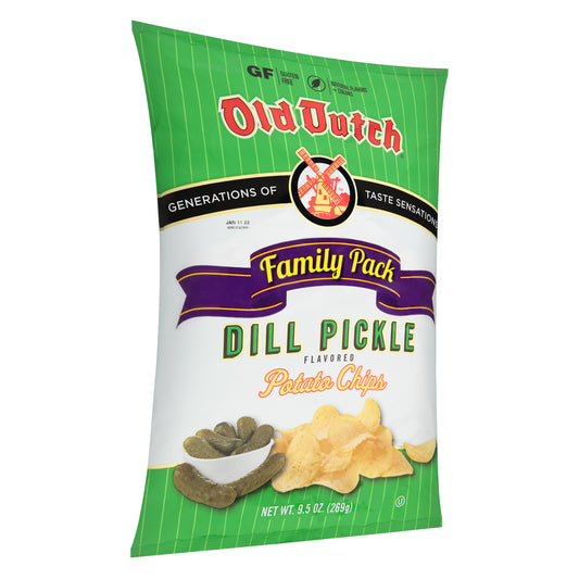 Old Dutch Family Pack Dill Pickle Potato Chips 9.5 oz