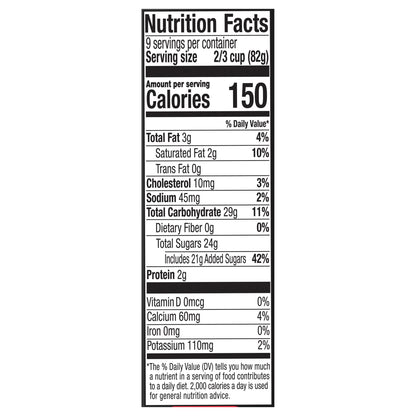 Breyers Sundae Swirls Strawberry Pound Cake 48 oz