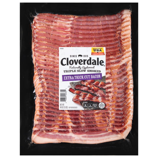 Cloverdale Extra Thick Cut Bacon 48 oz
