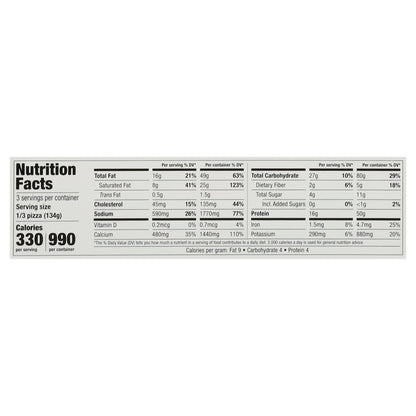 Bellatoria Ultra Thin Crust Ultimate 5 Cheese Pizza 14.23 oz