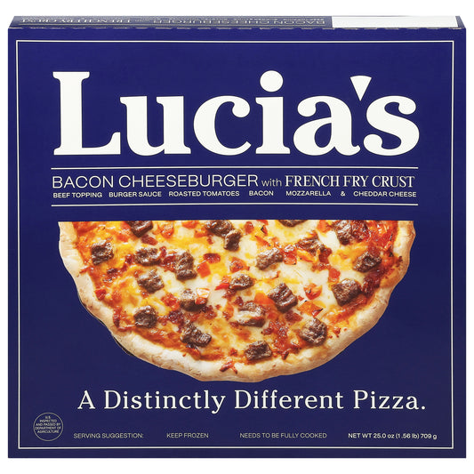 Lucia's French Fry Crust Bacon Cheeseburger Pizza 25.0 oz