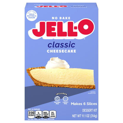 Jell-O No Bake Classic Cheesecake 11.1 oz