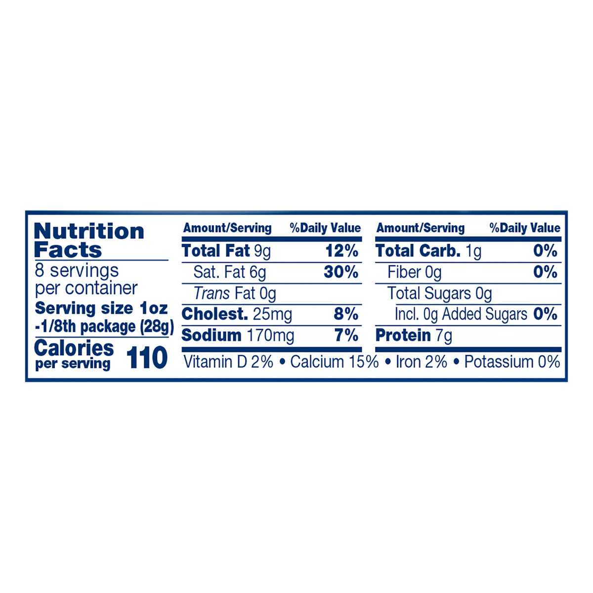 Crystal Farms Colby Cheese Block, 8 oz
