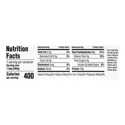 Birds Eye Steamfresh Whole Grain Rice with Corn, Carrots and Peas, Frozen Rice, 10 OZ Bag