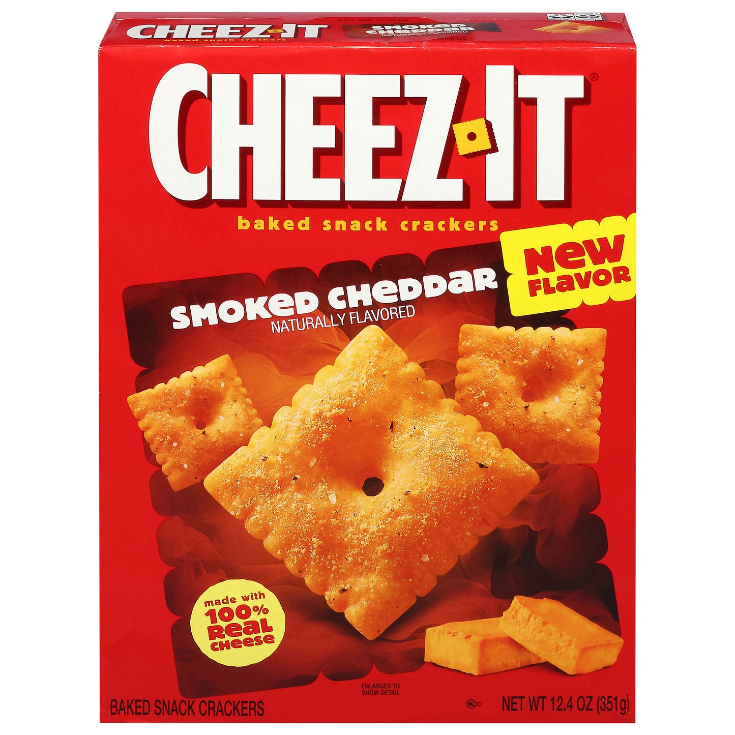 Cheez-It Smoked Cheddar Baked Snack Crackers 12.4 oz