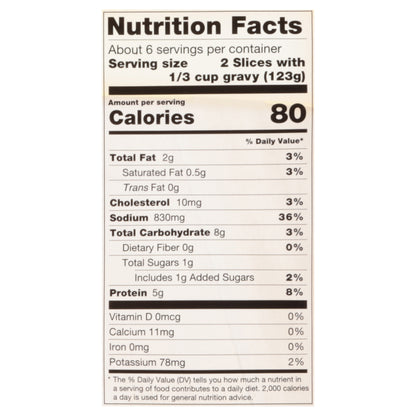 On-Cor Gravy & Sliced White Meat Turkey 26 oz