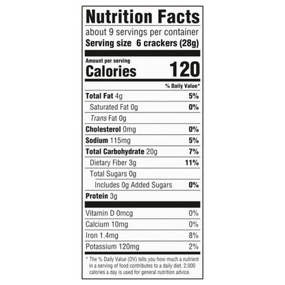 Triscuit Four Cheese & Herb Whole Grain Wheat Crackers, Lunch Snacks, Snack Crackers, 8.5 oz