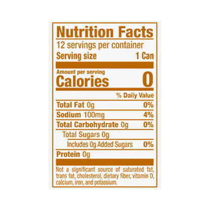 A&W 12 Pack Zero Sugar Cream Soda 12-12 fl oz Can