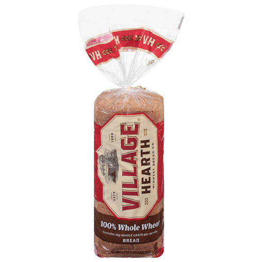 Village Hearth 100% Whole Wheat Bread 20 oz