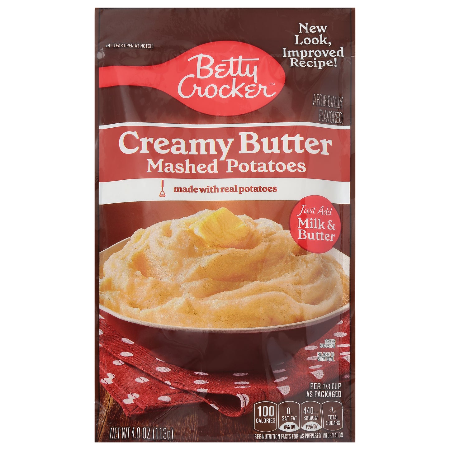 Betty Crocker Mashed Creamy Butter Potatoes 4.0 oz
