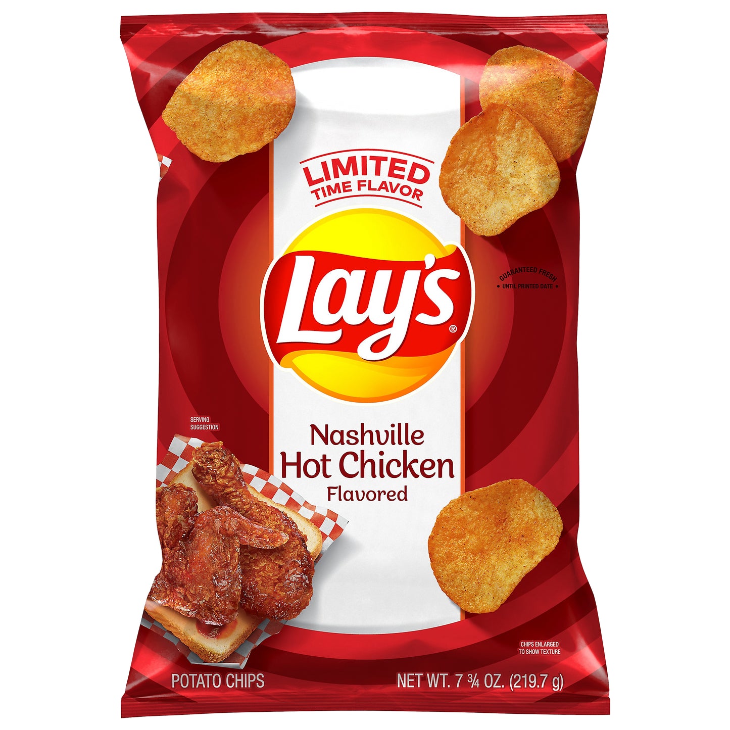 Lay's Nashville Hot Chicken Flavored Potato Chips 7.75 oz