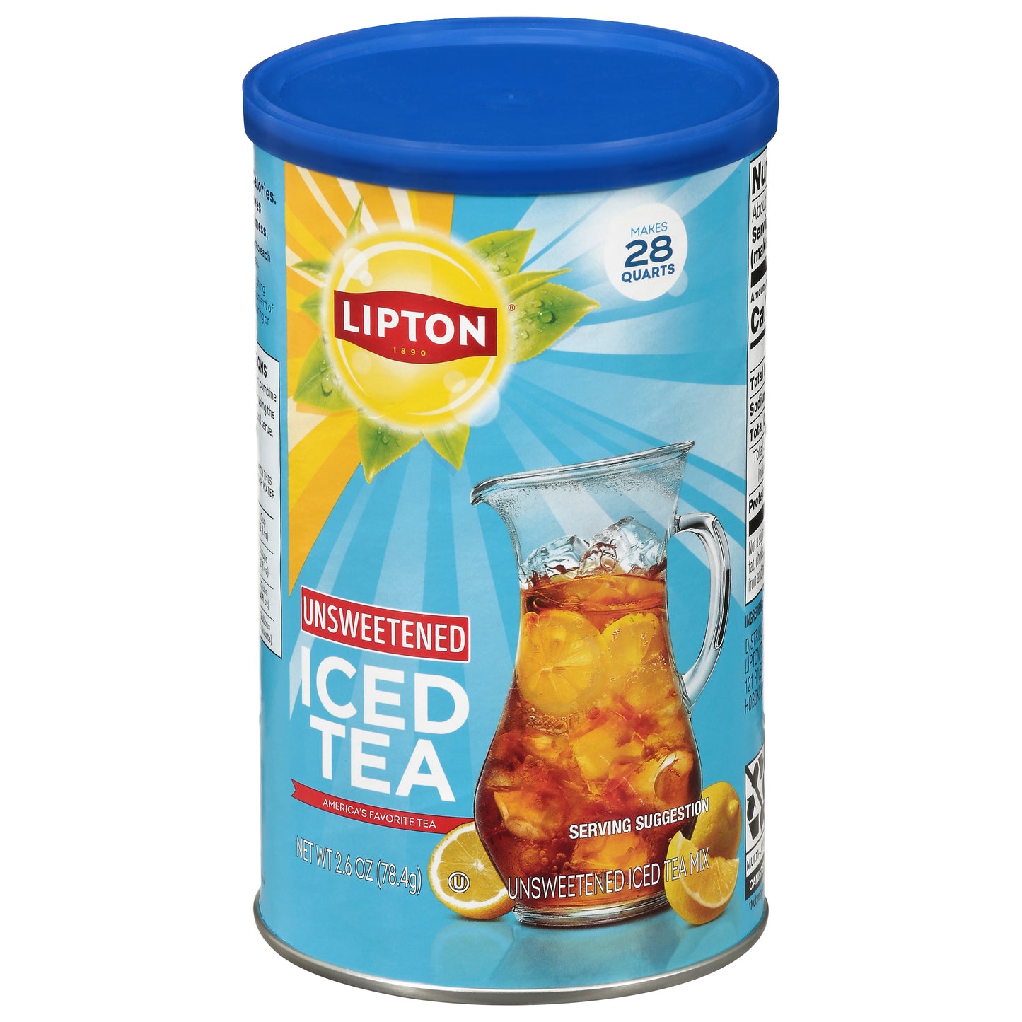 Lipton Unsweetened Iced Tea Mix 2.6 oz