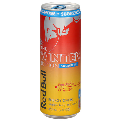 Red Bull The Winter Edition Sugarfree Fuji Apple & Ginger Energy Drink 12 fl oz