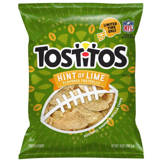 Tostitos Tortilla Chips Hint of Lime Flavored 10 Oz