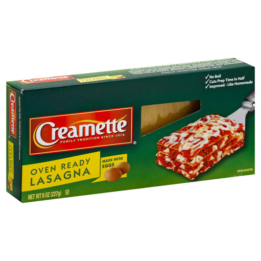 Creamette Lasagna 8 oz