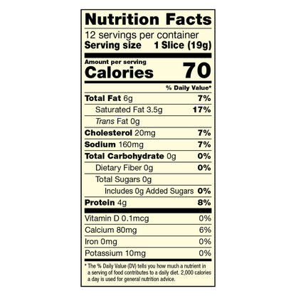 Sargento® Natural American Sliced Cheese, 12 Slices