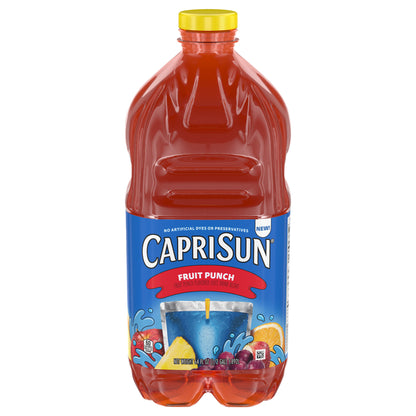 Capri Sun Fruit Punch Flavored Juice Drink Blend, 64 oz Bottle