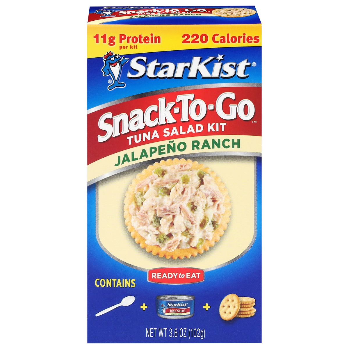 StarKist Snack-to-Go Jalapeno Ranch Tuna Salad Kit 3.6 oz