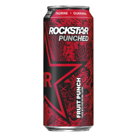 Rockstar Punched Fruit Punch Energy Drink 16 oz