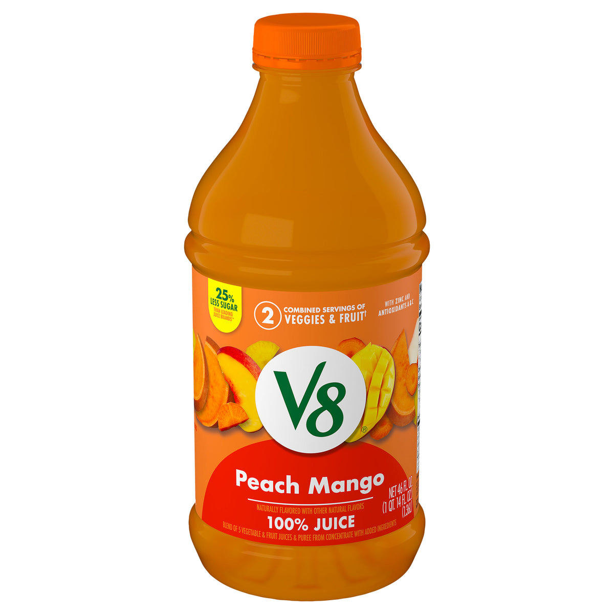 V8 Peach Mango 100% Juice 46 fl oz