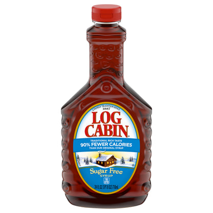 Log Cabin Sugar Free Syrup, 24 FL OZ