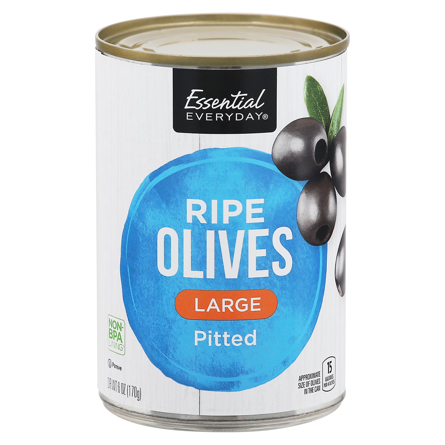 Essential Everyday Large Pitted Ripe Olives 6 oz